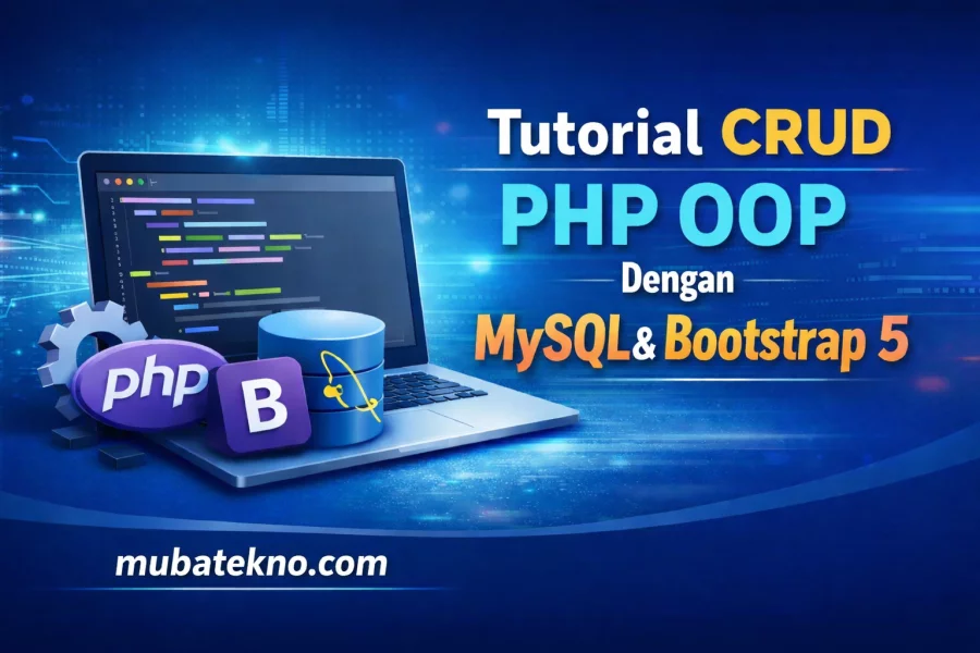 Tutorial CRUD PHP OOP Dengan MySQL dan Bootstrap 5