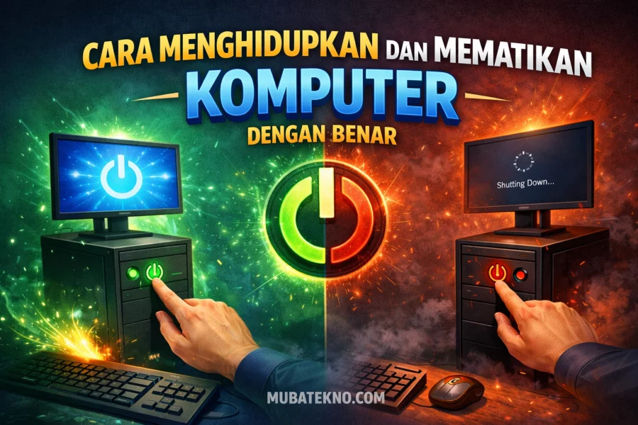 Cara Menghidupkan dan Mematikan Komputer dengan Benar Agar Awet Bertahun-tahun