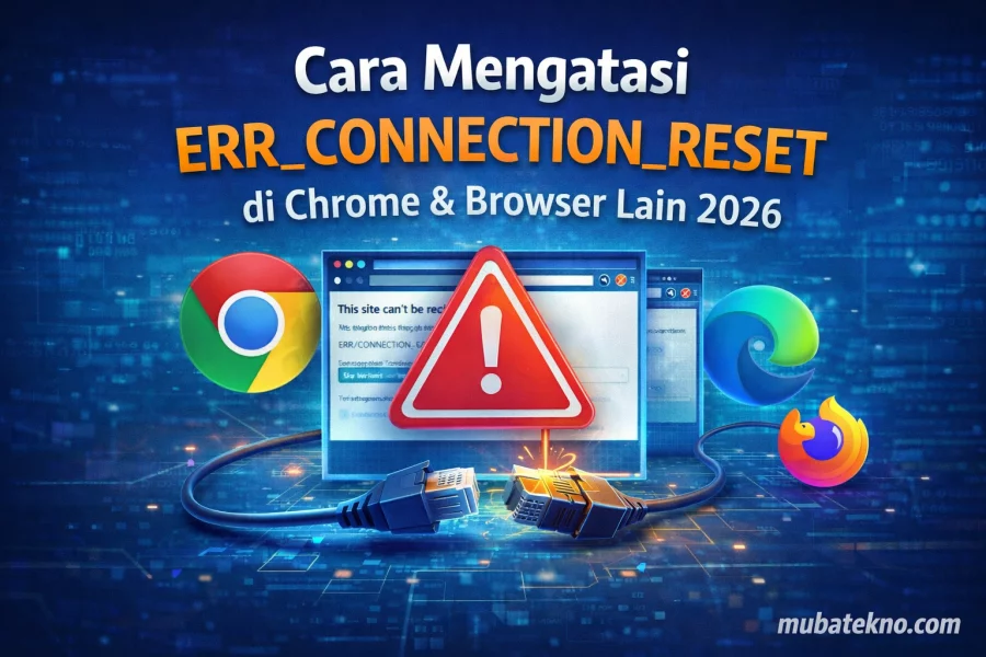 Cara Mengatasi ERR_CONNECTION_RESET di Chrome & Browser Lainnya 2026