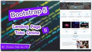 2. Struktur Folder dan File #Toko Online Bootstrap