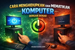 Cara Menghidupkan dan Mematikan Komputer dengan Benar Agar Awet Bertahun-tahun